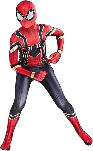 Red Spiderman Overall Costume For Kids