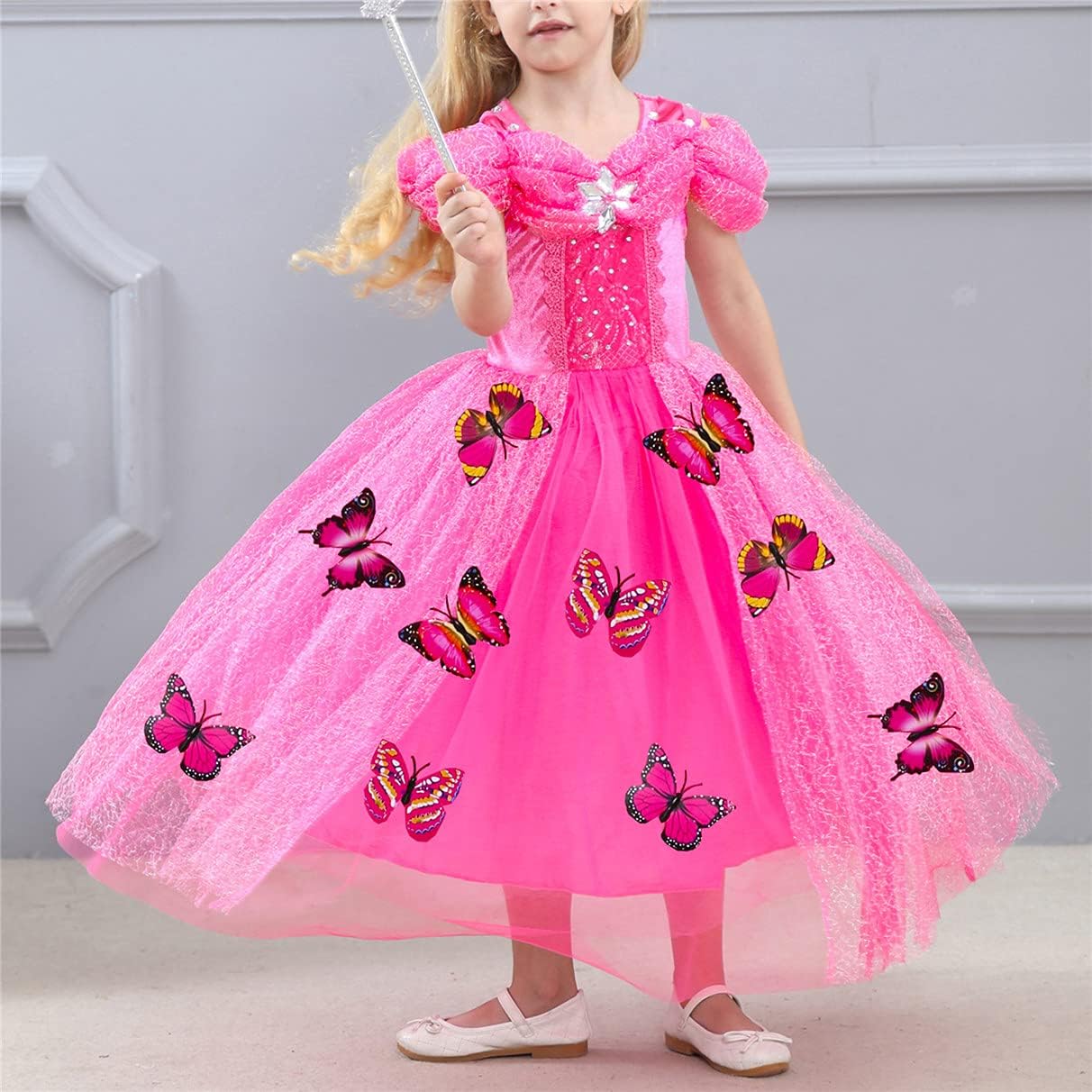 Princess Aurora Dress up costume With Accessories