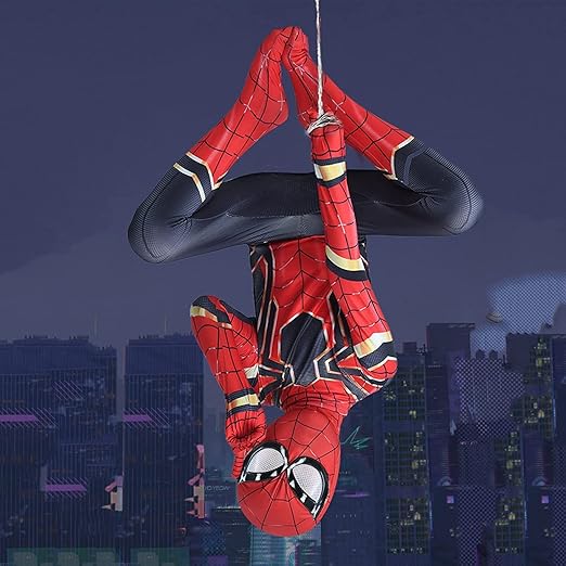 Red Spiderman Overall Costume For Kids