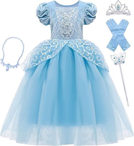 Princess Cinderella Dress Up Costume 2