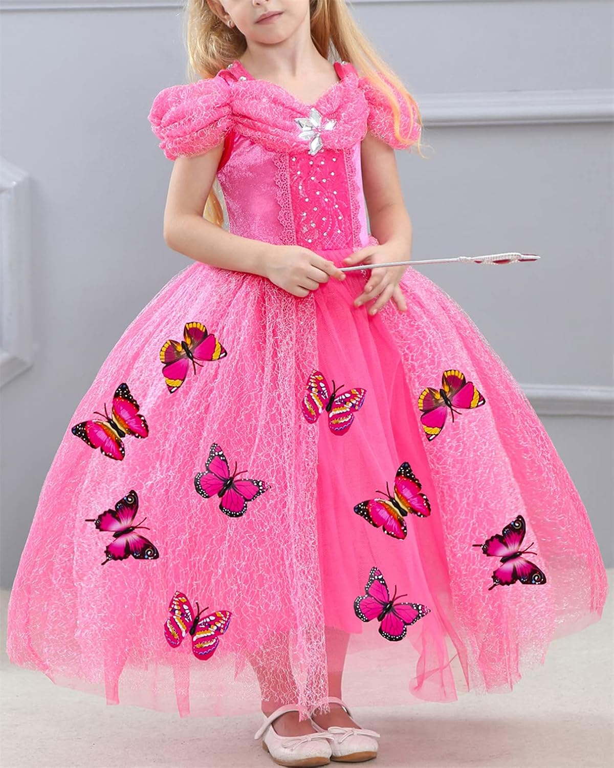 Princess Aurora Dress up costume With Accessories