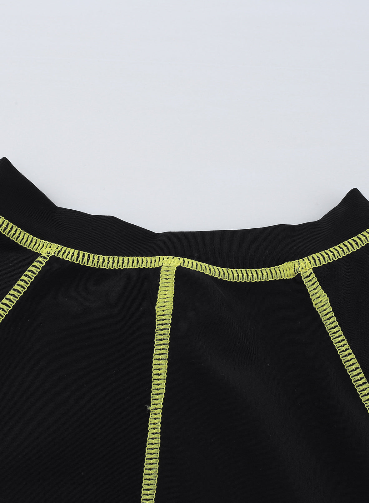 Black Seam Contoured Zip Front Wetsuit