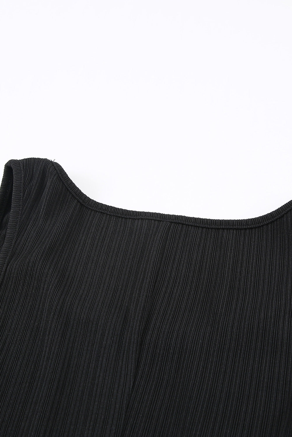 Black Criss Cross Cut-out Slits Sleeveless Midi Dress