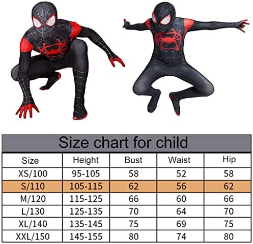 Black Spiderman Overall Costume For Kids
