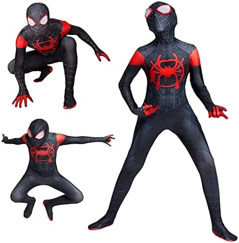 Black Spiderman Overall Costume For Kids