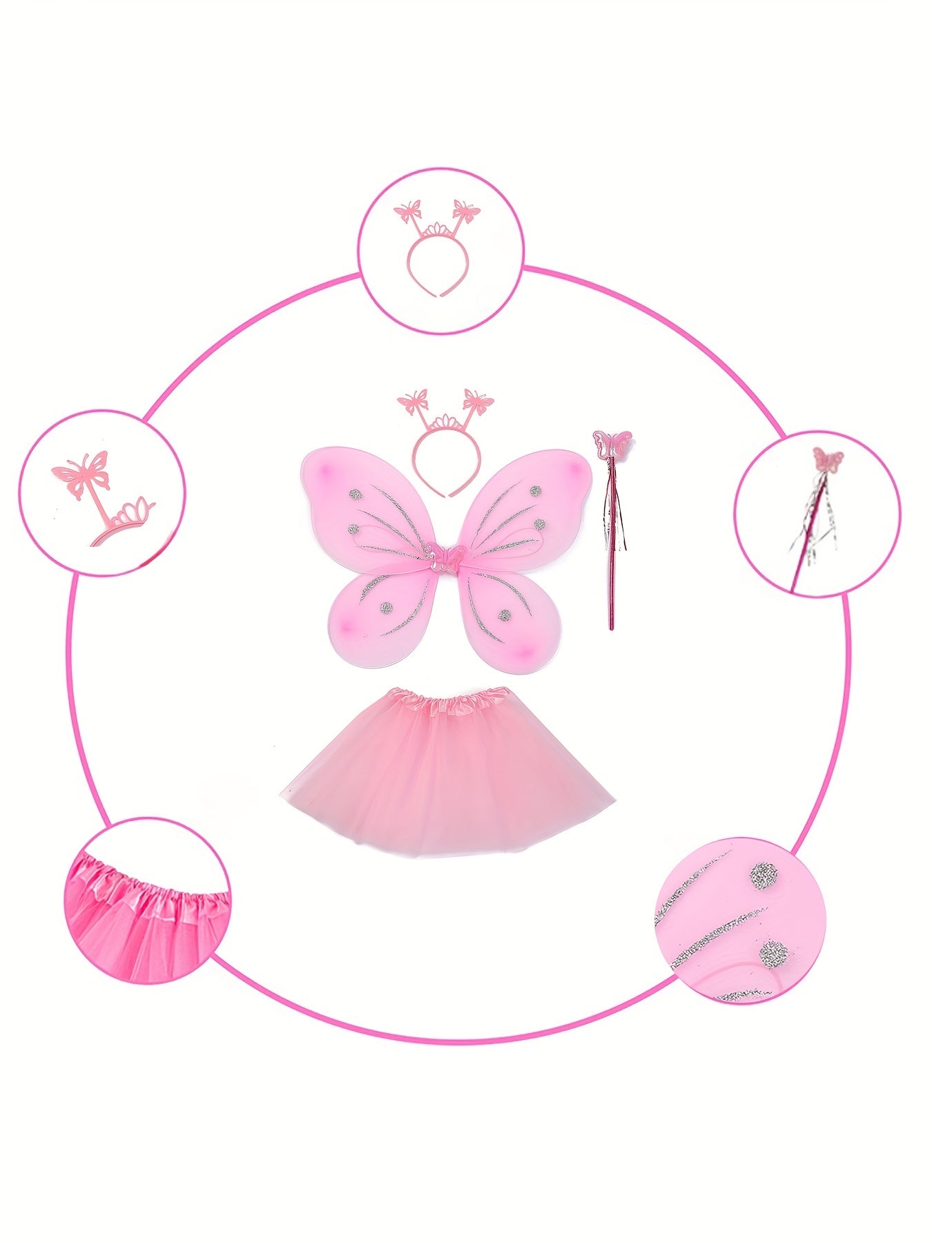 Butterfly Wings With Skirt