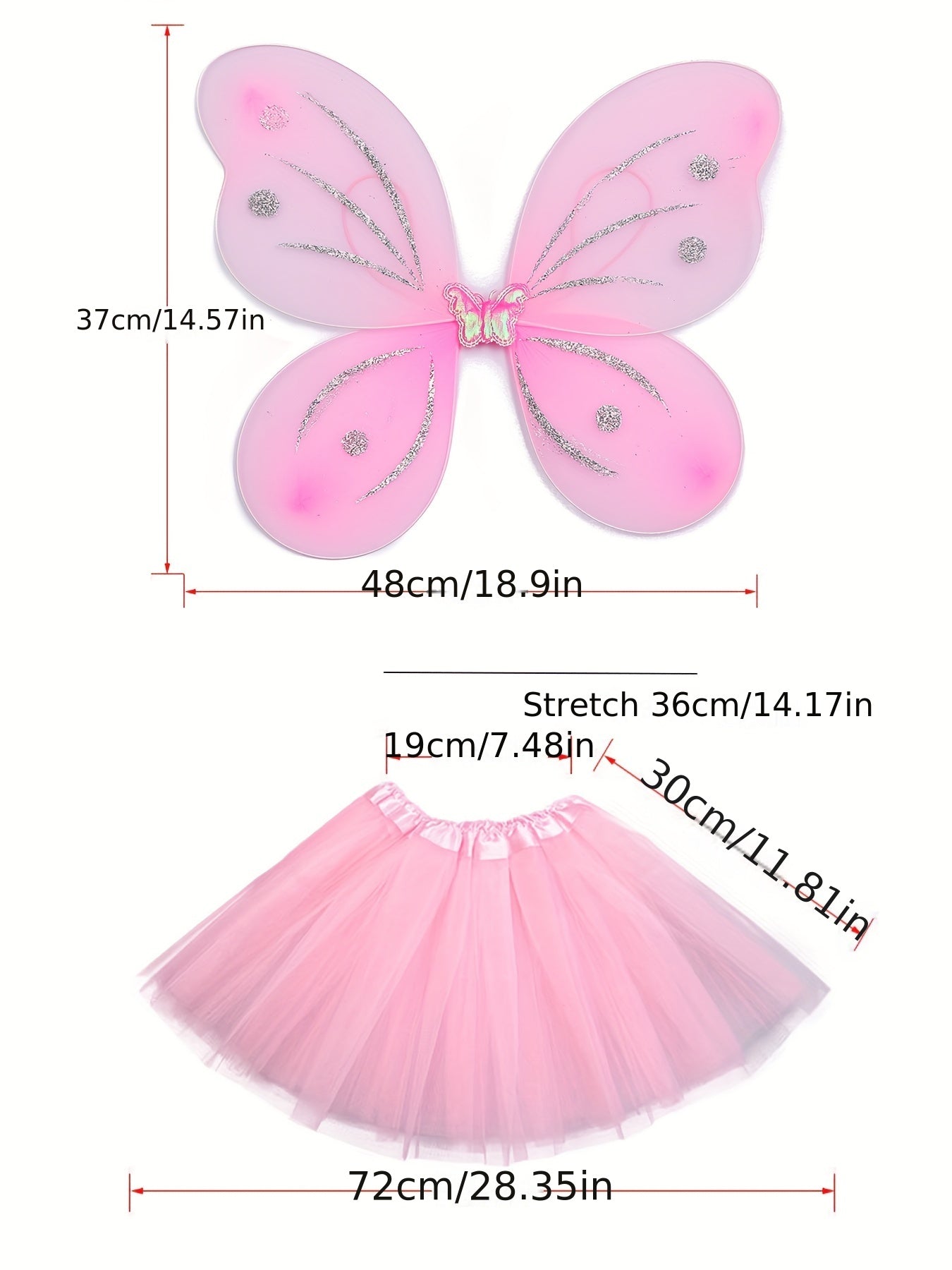 Butterfly Wings With Skirt