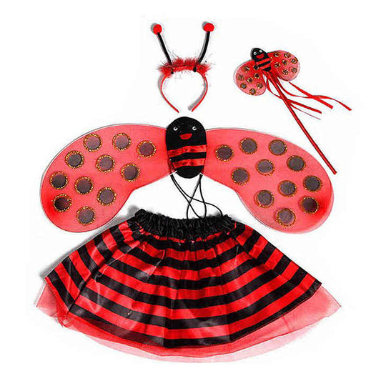 Ladybug Costume With Skirt for Girls
