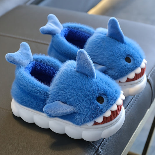 Blue Shark Slippers