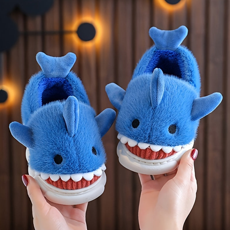 Blue Shark Slippers